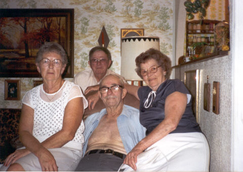 Dad, his brother and sisters