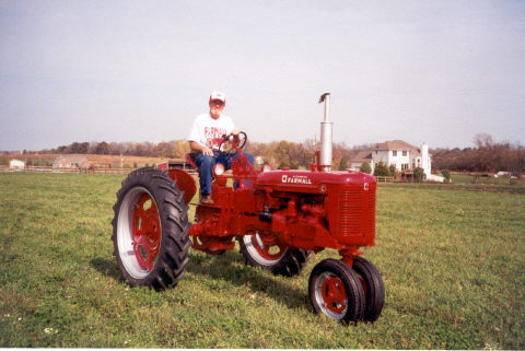 Gary on Tractor